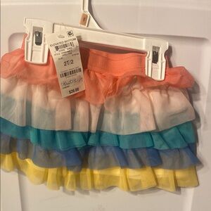 Colorful Tiered Skirt for Kids